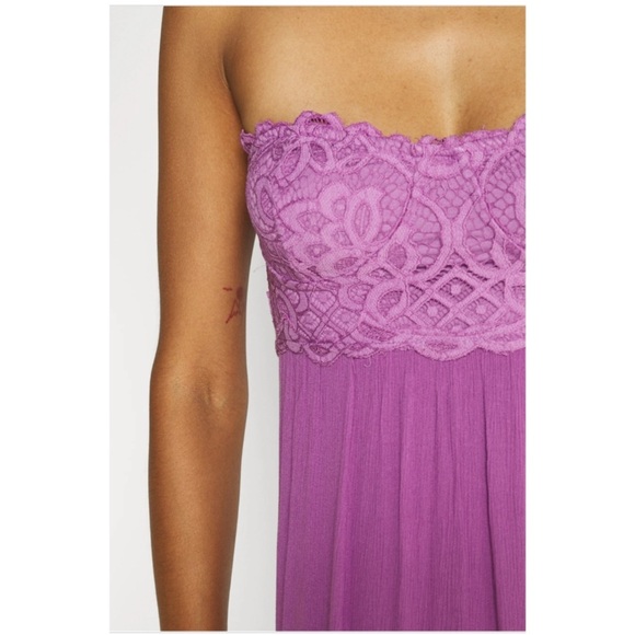 NWT FREE PEOPLE ADELLA Corset Maxi Dress XS $128 Retail Intimately Free NEW - Picture 6 of 12